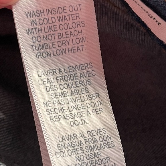 FRAME Le Nouveau Straight Split Hem Jeans Women's Size 28 Fisher Beach Denim - Picture 10 of 11